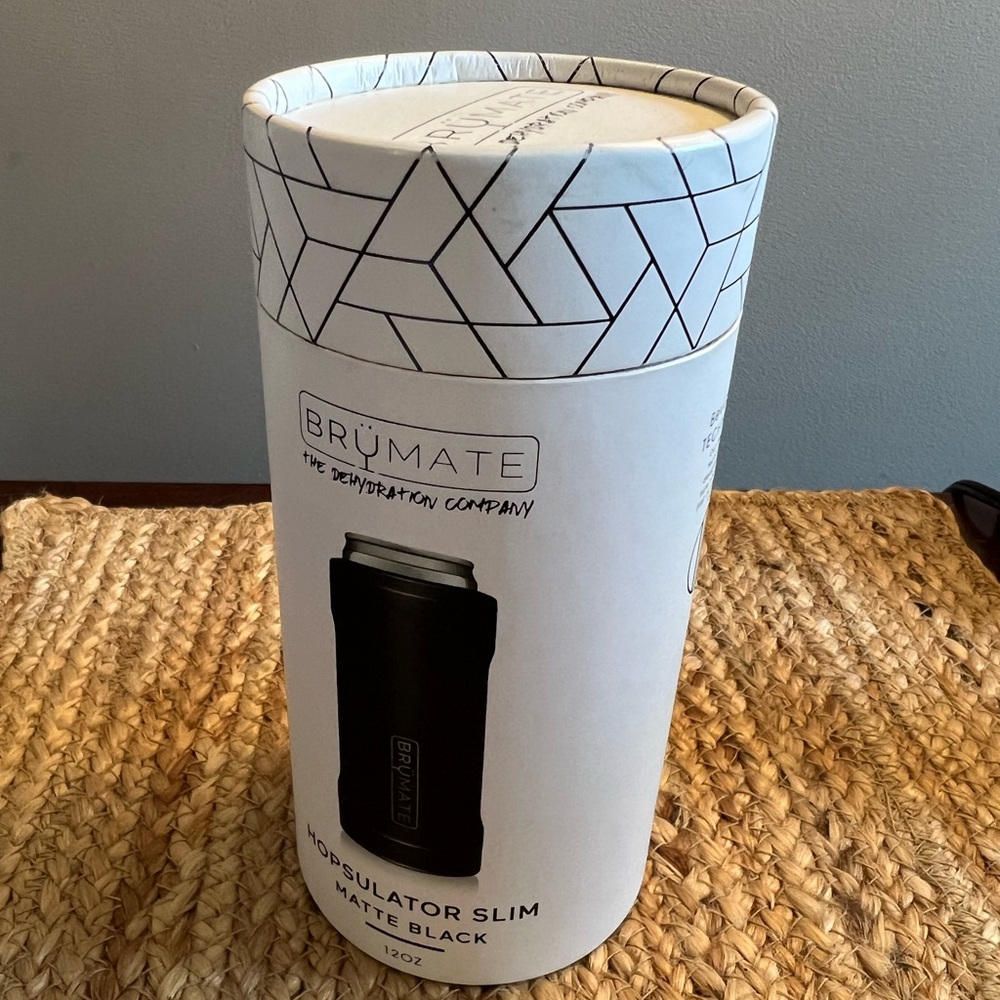 BrüMate Hopsulator Slim Matte Black - Insulated Drinkware